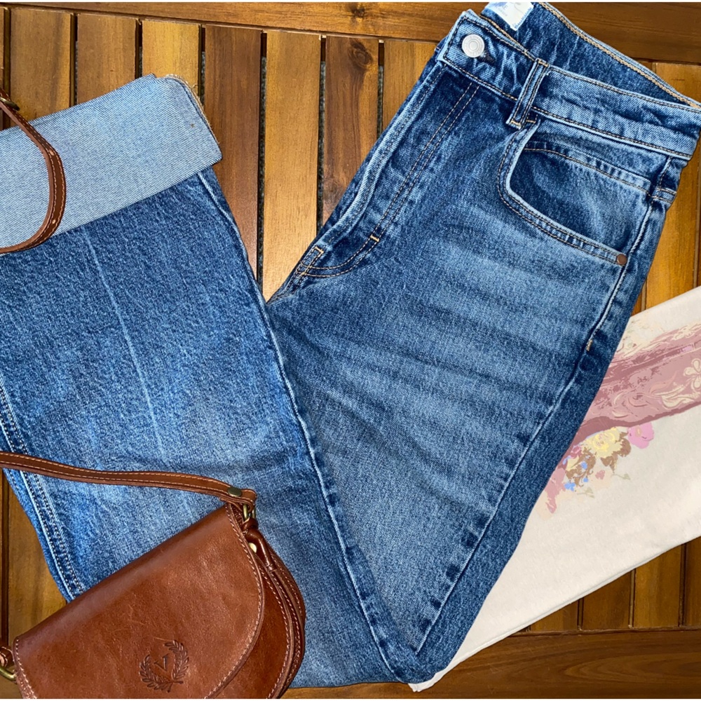 Free People x We The Free French Girl Flare Jeans in Aura Blue